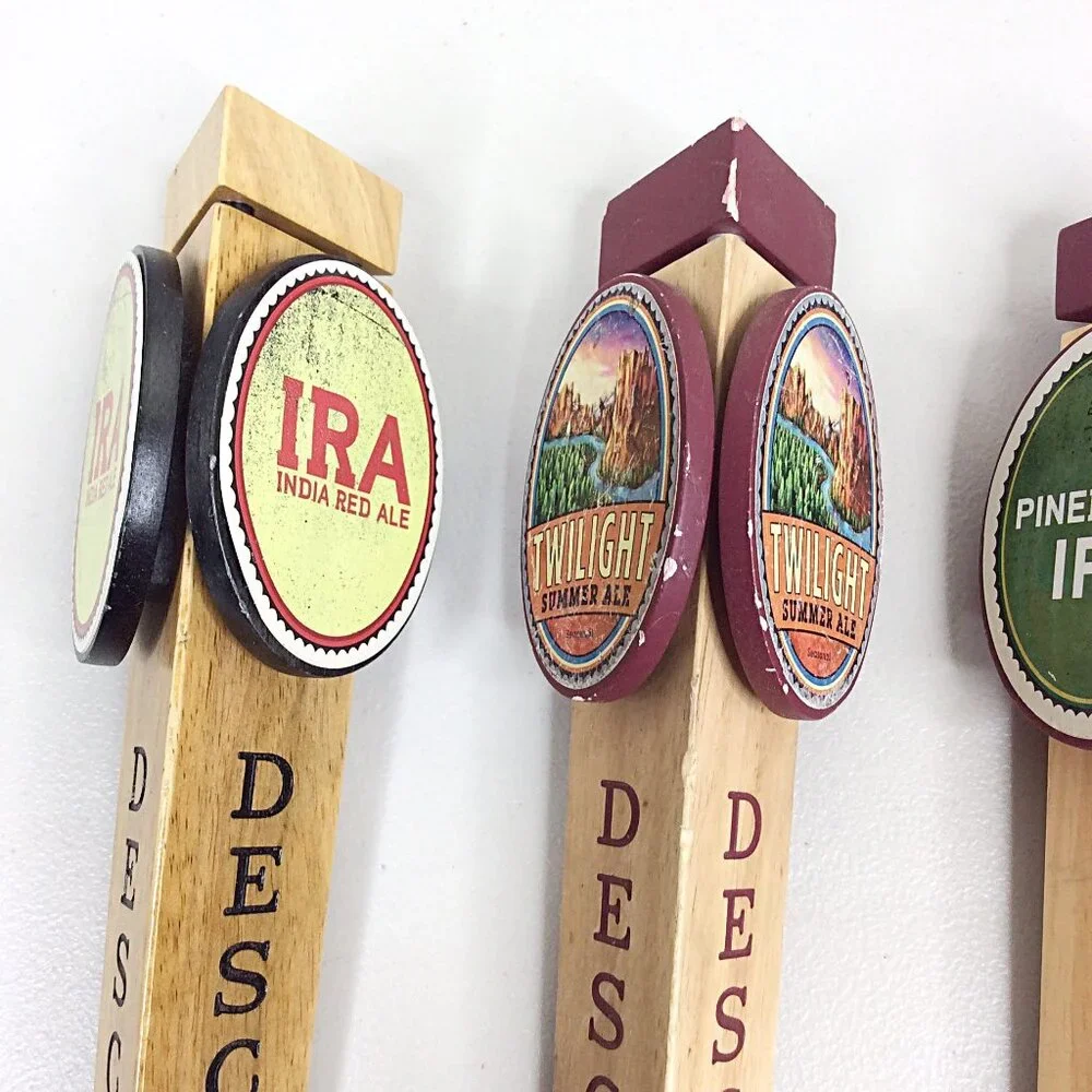 Lot of 5 Deschutes Brewing Beer‎ Tap Handles IRA Pinedrops IPA Hop in the Dark